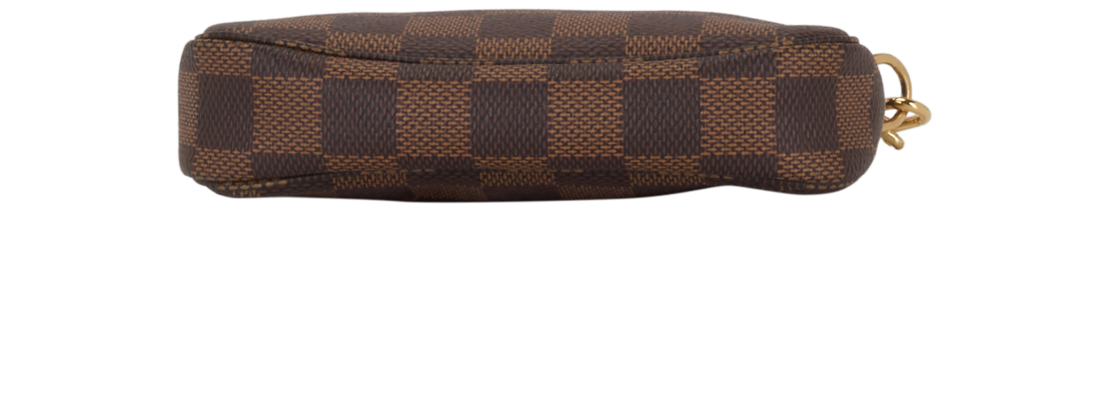 Mini Pochette Accessories, &pound;450, Handbags, Brown, Canvas, Top view